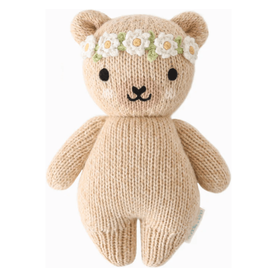 Cuddle + Kind Baby Honey Bear - Ivory Floral