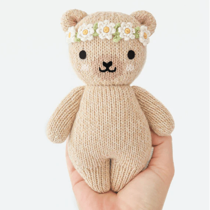 Cuddle + Kind Baby Honey Bear - Ivory Floral