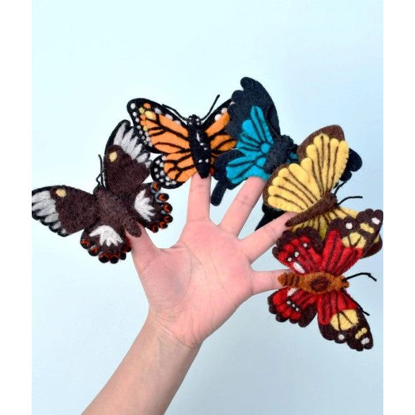 Tara Treasures Butterflies Finger Puppet Set