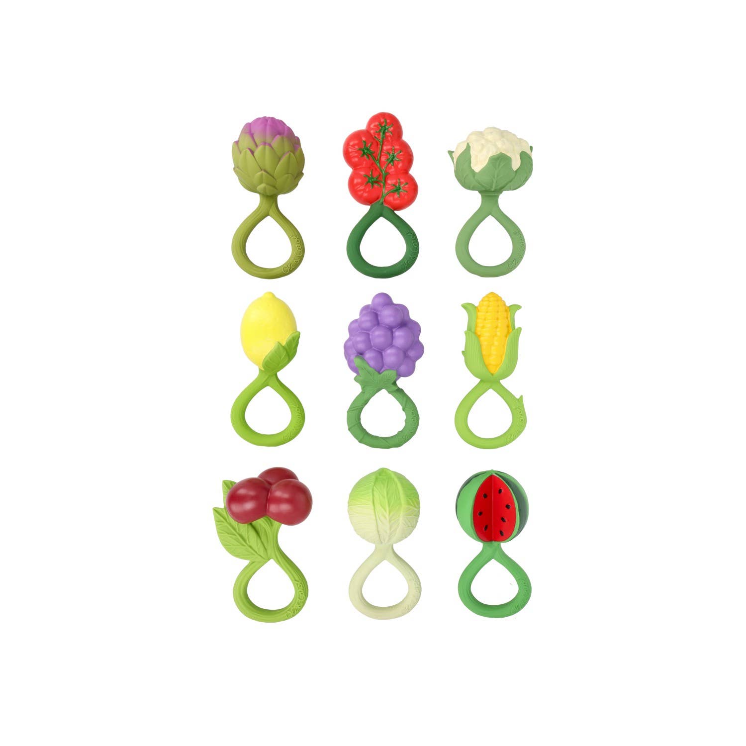 Oli & Carol Grape Rattle Toy