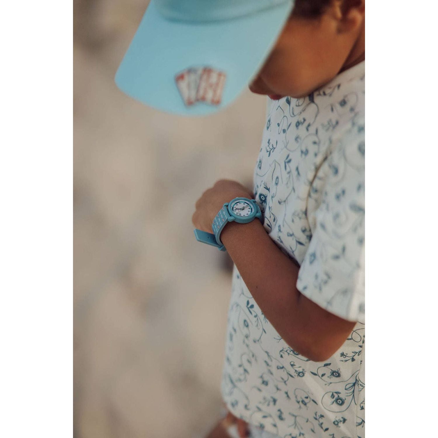 Grech & Co Classic Watch | Silicone + Stainless Steel | Lille Cottage Club: Go Fish