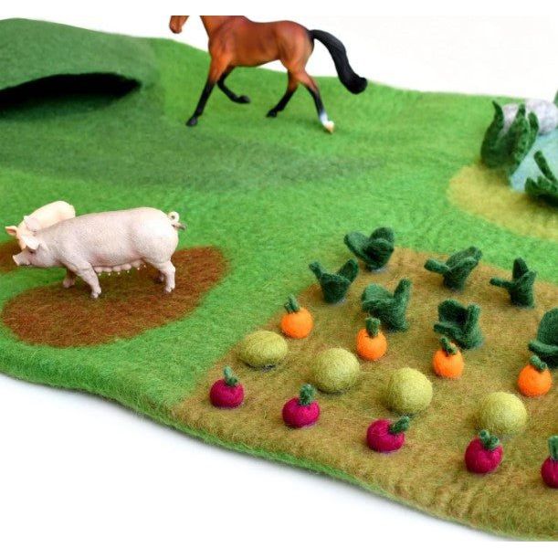 Tara Treasures Farm Play Mat Playscape