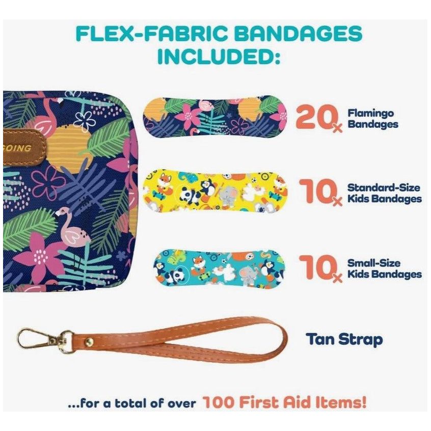 First Aid GoKit Flamingo, 130 Pieces