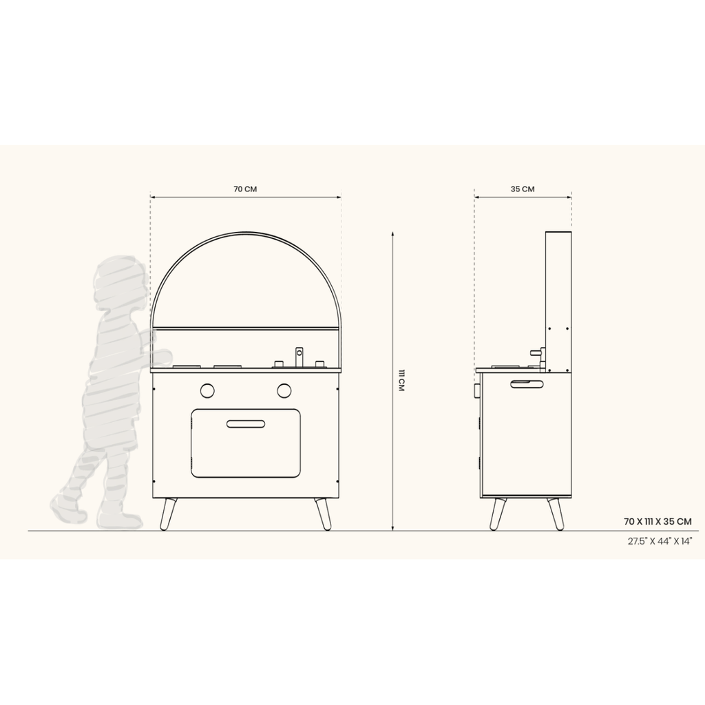 Coco Village Wooden Play Kitchen
