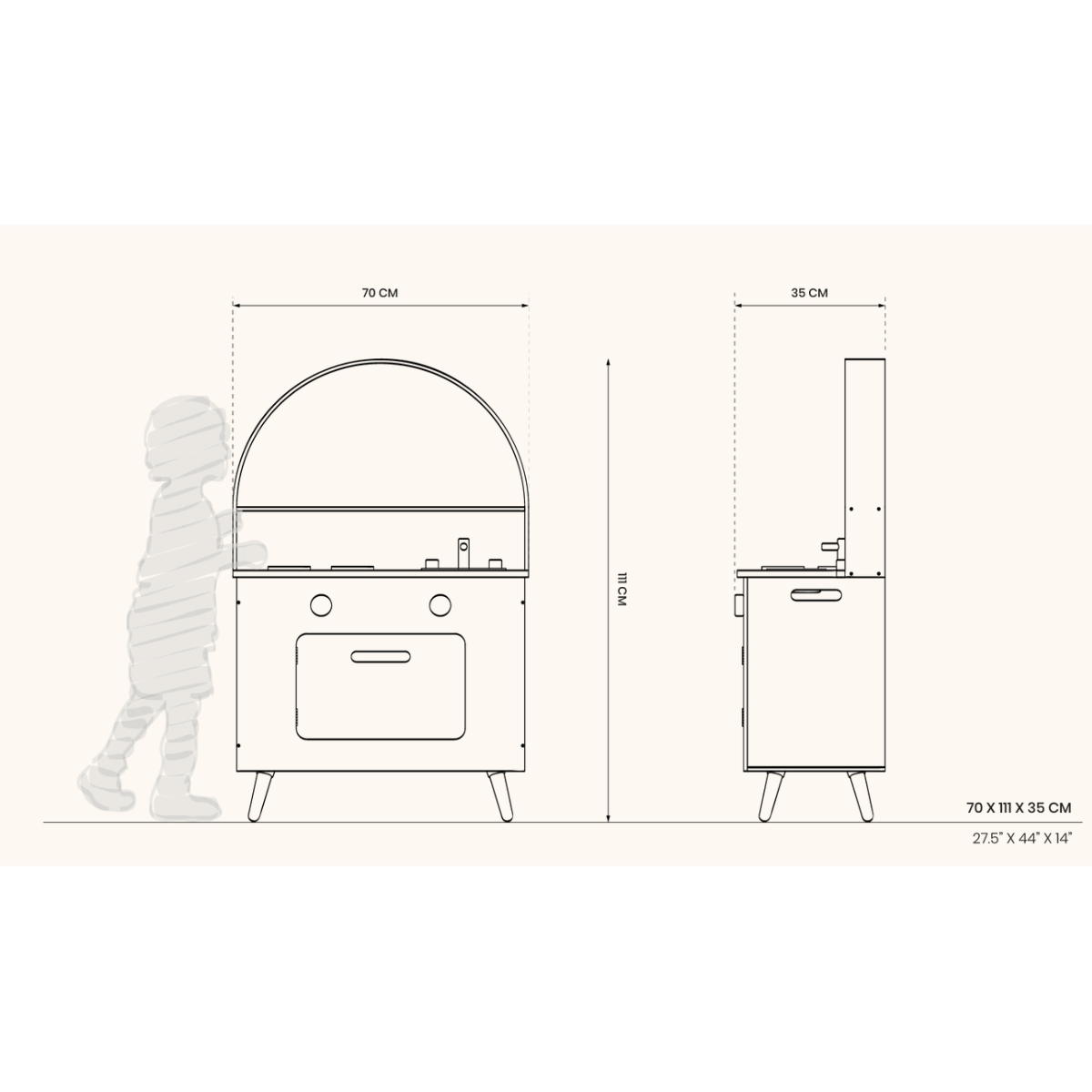 Coco Village Wooden Play Kitchen