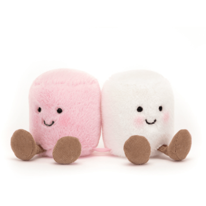 Jellycat Amuseable Pink & White Marshmallow