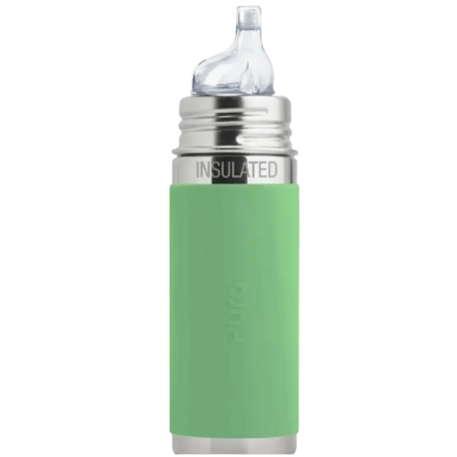 Pura Insulated Sippy Cup w/ Sleeve - Moss
