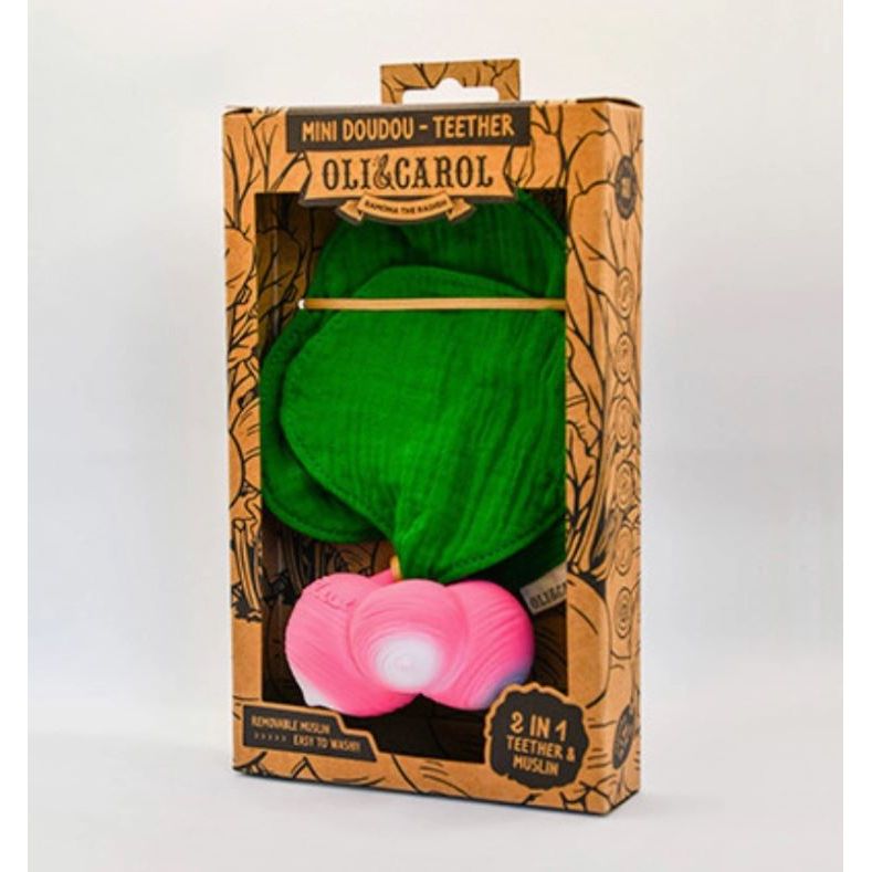 Oli & Carol Ramona the Radish Mini Doudou Teether
