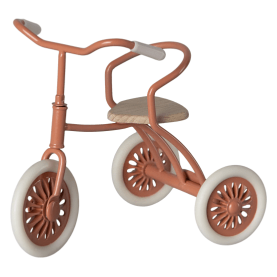 Maileg Abri A Tricycle, Mouse- Coral 2024